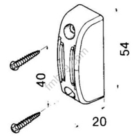 Clips - bloqueurs de manivelle Bloqueur magnétique PVC + aimant