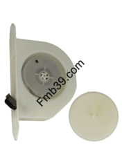 Enrouleur de sangle à encastrer Zurfluh Feller  blanc sans sangle - Enrouleur de sangle à encastrer Zurfluh Feller  blanc sans sangle