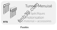 Kits de motorisation pour fenêtre Kit de modernisation SOMFY double iso fenêtre RTS 10Nm (fin de stock)