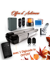 Offre d'Automne moteur SOMFY IXENGO 3S+ io + Digicode io offert - Offre d'Automne moteur SOMFY IXENGO 3S+ io + Digicode io offert