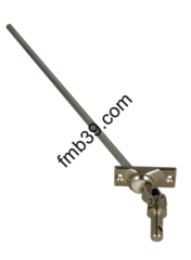 Sortie de caisson acier 45° 52 x 22 mm - Sortie de caisson acier 45° 52 x 22 mm