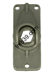 Sortie de caisson étroite coloris gris - Sortie de caisson étroite coloris gris