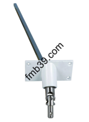 Sortie de caisson Zamak 90° blanc - Sortie de caisson Zamak 90° blanc