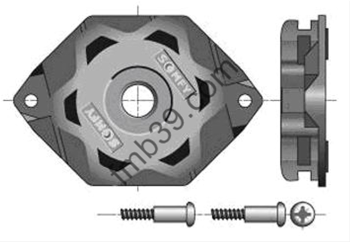 Supports moteurs Support pour moteurs SOMFY Ø 50 et Ø 60 CSI