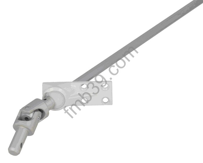 Sorties de caissons - Blocs guide - Cardans Sortie de caisson à 45° pion mâle platine zamac 4 trous 59 x 22 mm