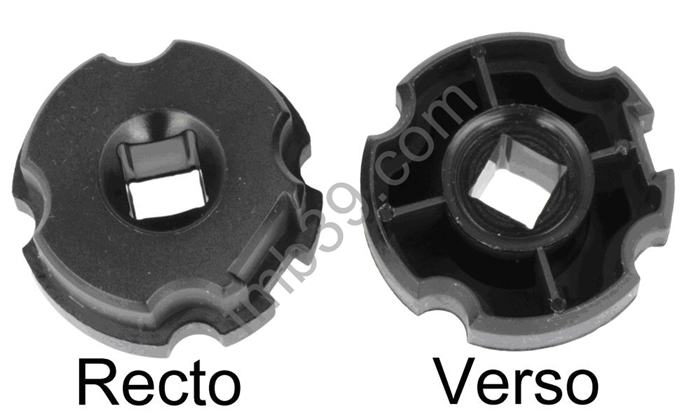 Embouts ZF 45 Curseur ZF45 carré de 10 mm