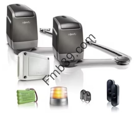 Portails battants Motorisation SOMFY AXOVIA 3S io