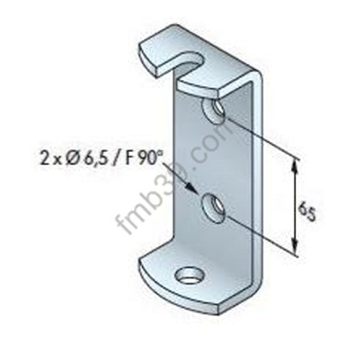 Pour moteurs SIMU  Etrier support SIMU T6