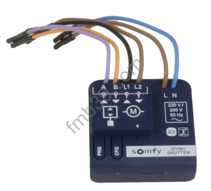 Commandes et automatismes Micro-récepteur SOMFY IZYMO io pour volet roulant