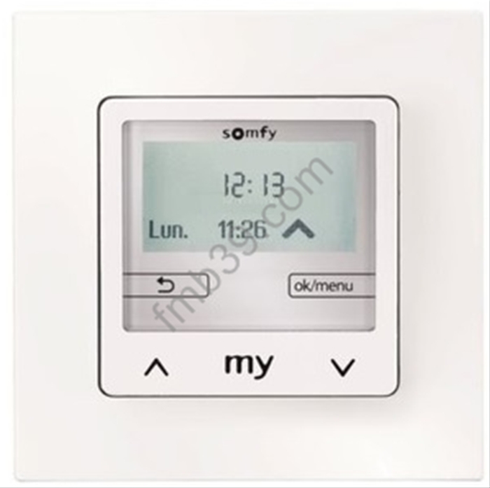 Commandes et automatismes Horloge filaire SOMFY Chronis Smoove UNO S 