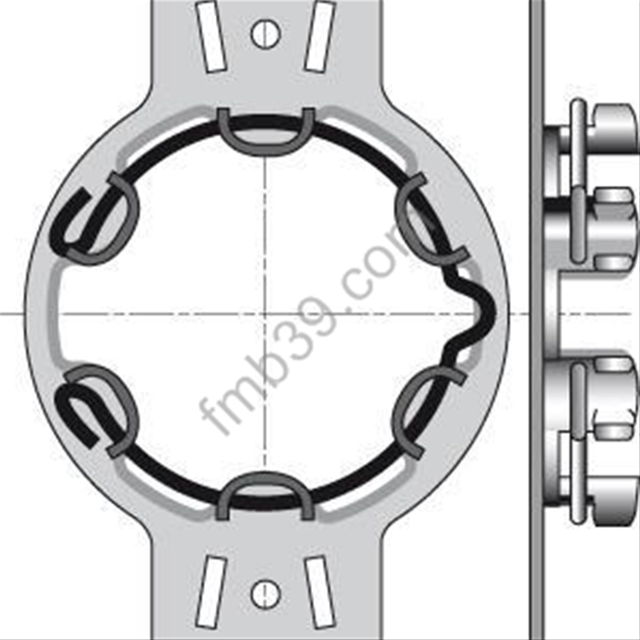 Supports moteurs Support SOMFY Ø 50 pour caisson Veka, Kom et Polyrens