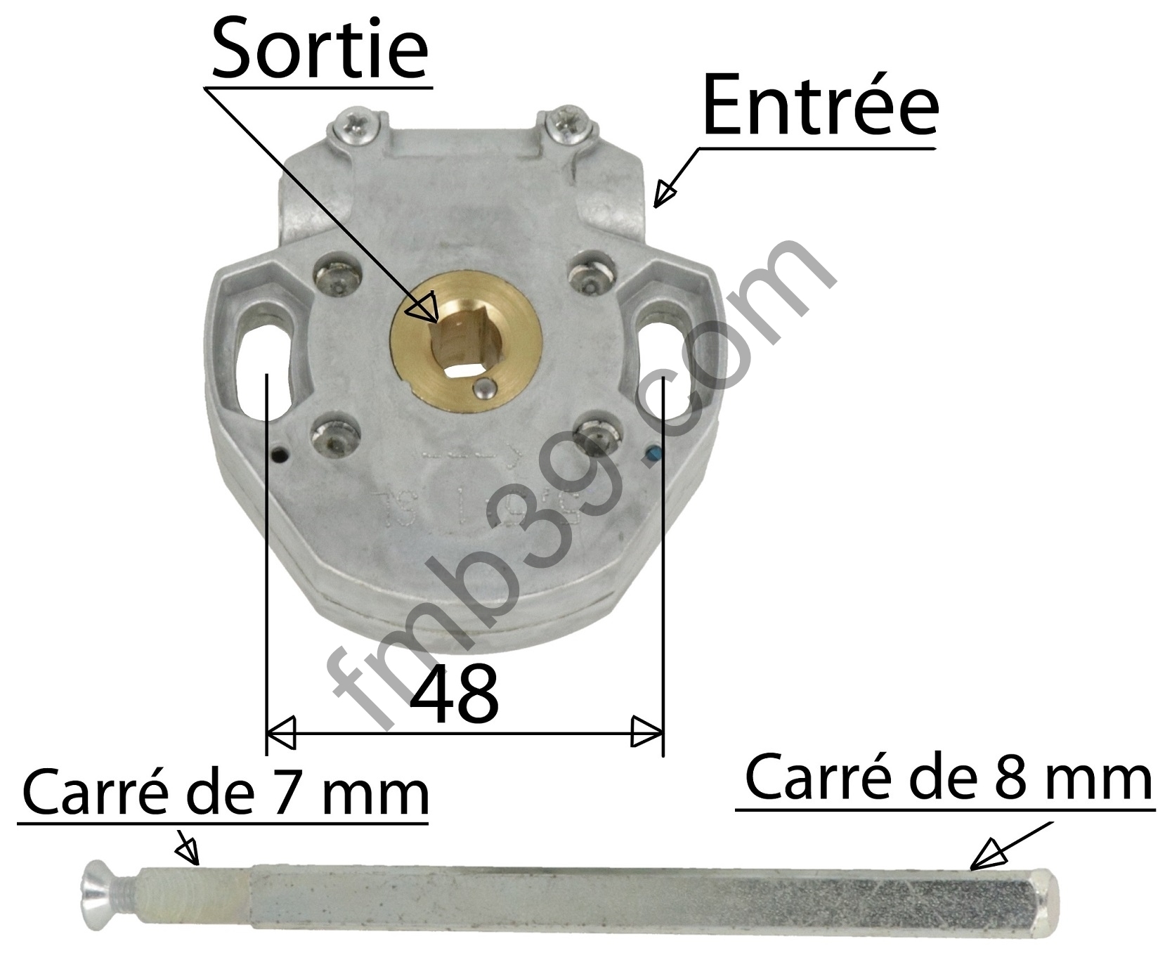 Treuils Treuil CHERUBINI à vis sans fin - rapport 3,5/1
