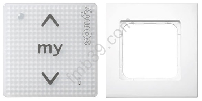 Commandes et automatismes Module Sensitif Smoove 1 RTS blanc avec ou sans cadre