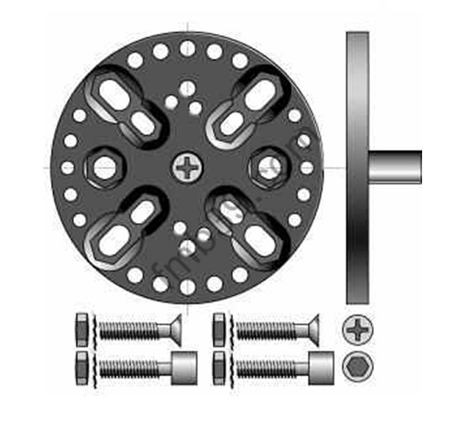 Supports moteurs Support pour moteur SOMFY LT50/60 CSI avec pion 12 mm