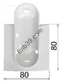 Commandes et automatismes Support mural pour télécommande Bubendorff 3 boutons
