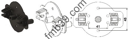 Pour moteurs SIMU Support ALURENO/EDILCASS moteurs SIMU 30 Nm maxi