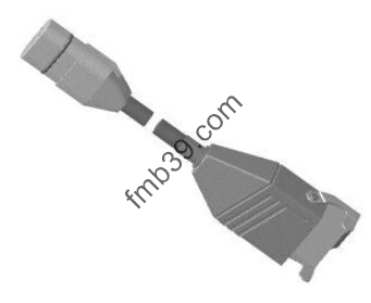 Moteurs pour Brise Soleil Orientable (BSO) Câble 4 conducteurs longueur 0.5 ml pour moteurs J4 avec Hirschmann