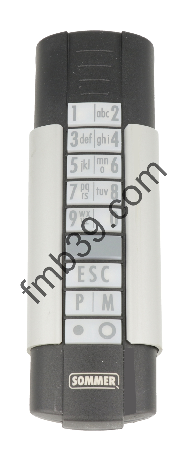 Automatismes Émetteur Digicode SOMMER 12 canaux « Telecody+ », coloris anthracite