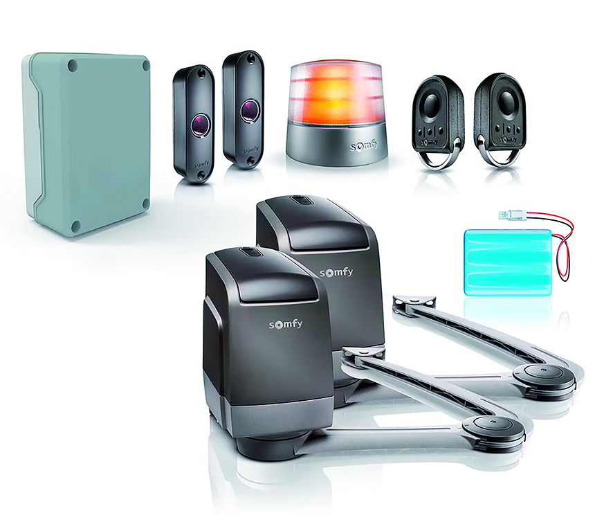 Portails battants Motorisation SOMFY AXOVIA 3S+ io