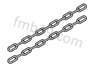 Supports, chaines et débrayage Kit de dépannage par chaine Lg 10m pour SIMUBOX