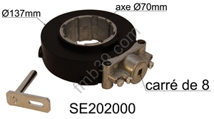 Treuils Treuil coulissant pour axe Ø 70 mm - rapport 6/1