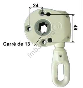 Treuils de stores Treuil pour stores 35 mm - rapport 9/1