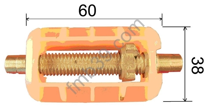 Embouts pour tubes Ø 34 et 40 mm Embout avec fin de course pour tube Ø 40 mm