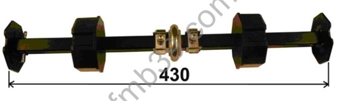 Embouts Jonction double pour tube octo de 70