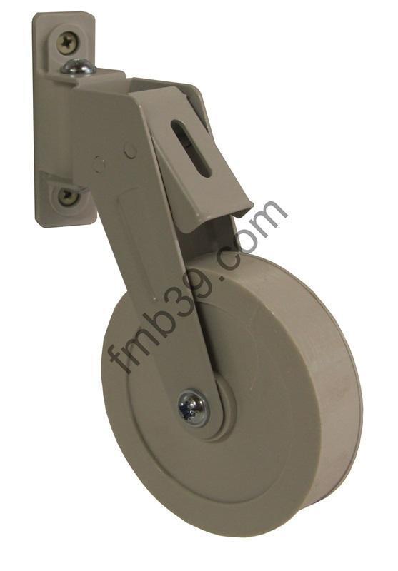 Enrouleurs sangles et cordons Enrouleur de sangle de face pivotant coloris gris