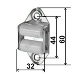 Guides sangle/cordon Guide sangles à roulettes