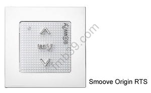 SOMFY RTS Commande Smoove origin RTS blanc laqué