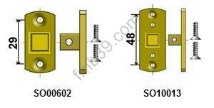 Supports moteurs Supports carré de 10 pour moteurs SOMFY