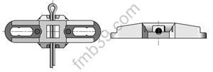 Supports moteurs Plaque point fixe moteurs LS40/LT50