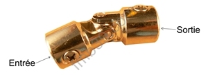 Genouillères et manchons Genouillère acier Ø 14 / Ø 14 mm