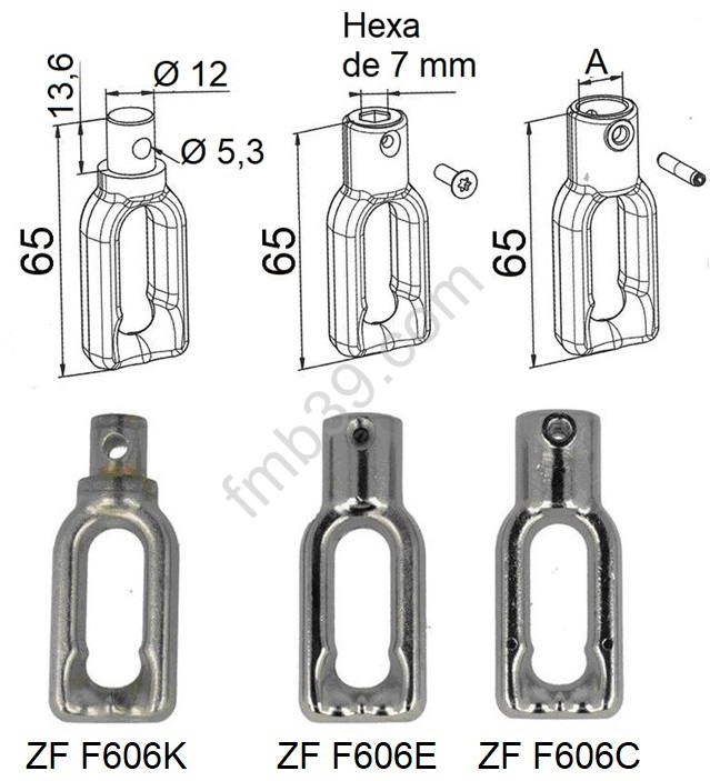 Accessoires de sorties de caisson Manchons à boucle zingués pour sortie de caisson