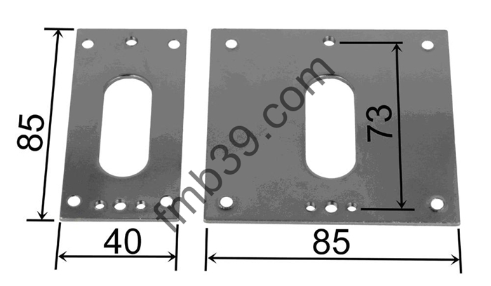 Doubles cardans Plaques embase