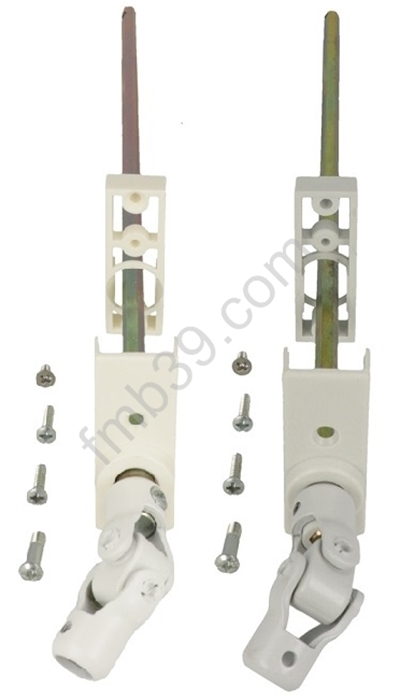 Sorties de caissons - Blocs guide - Cardans Blocs guides genouillère compacts