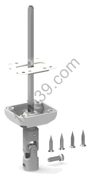 Sorties de caissons Blocs guides genouillère 45° blancs 315 mm