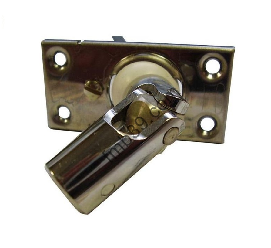 Sorties de caissons - Blocs guide - Cardans Sortie de caisson à 45° platine 4 trous 70 x 35 mm