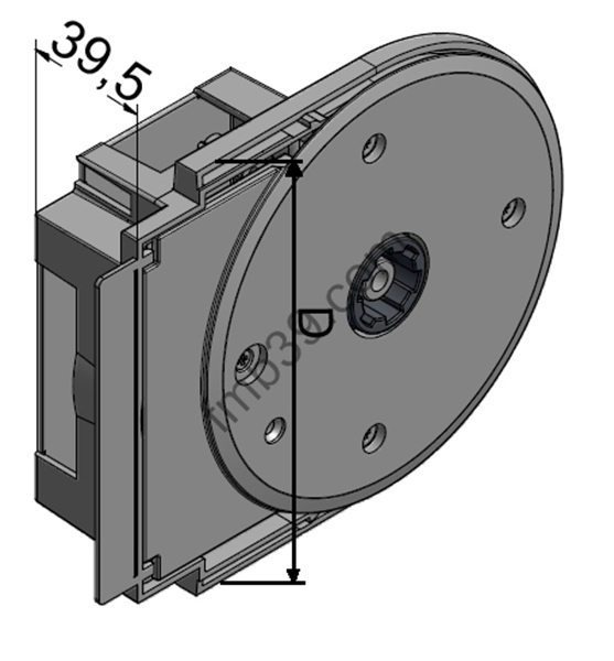 Composants et tiroirs pour coffres Tiroir pour coffre réhabilitation REHAU S762 Plus - C160/C190 manoeuvre sangle