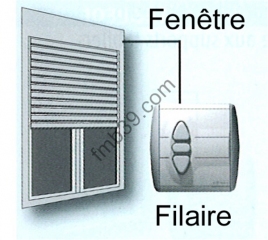 Kits de motorisation pour fenêtre Kit de modernisation SOMFY bloc baie fenêtre ILMO WT 6Nm (fin de stoc