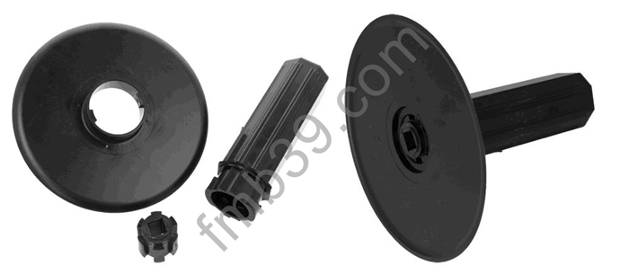 Flasques de guidage Joues tournantes pour tube octo de 40 mm