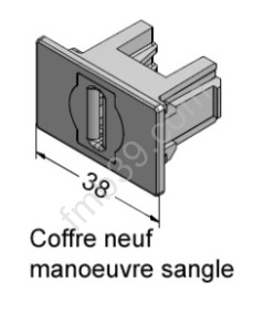 Guides sangles et cordons Passe caisson REHAU pour sangle coffre neuf