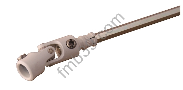 Sorties de caissons - Blocs guide - Cardans Genouillère REHAU Ø 12 mm pour coffre S762 Plus