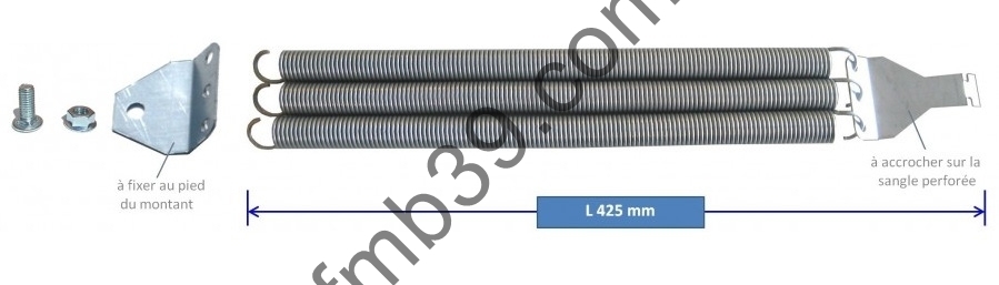 Accessoires de portes basculantes Kit 2 côtés pour porte non isolée